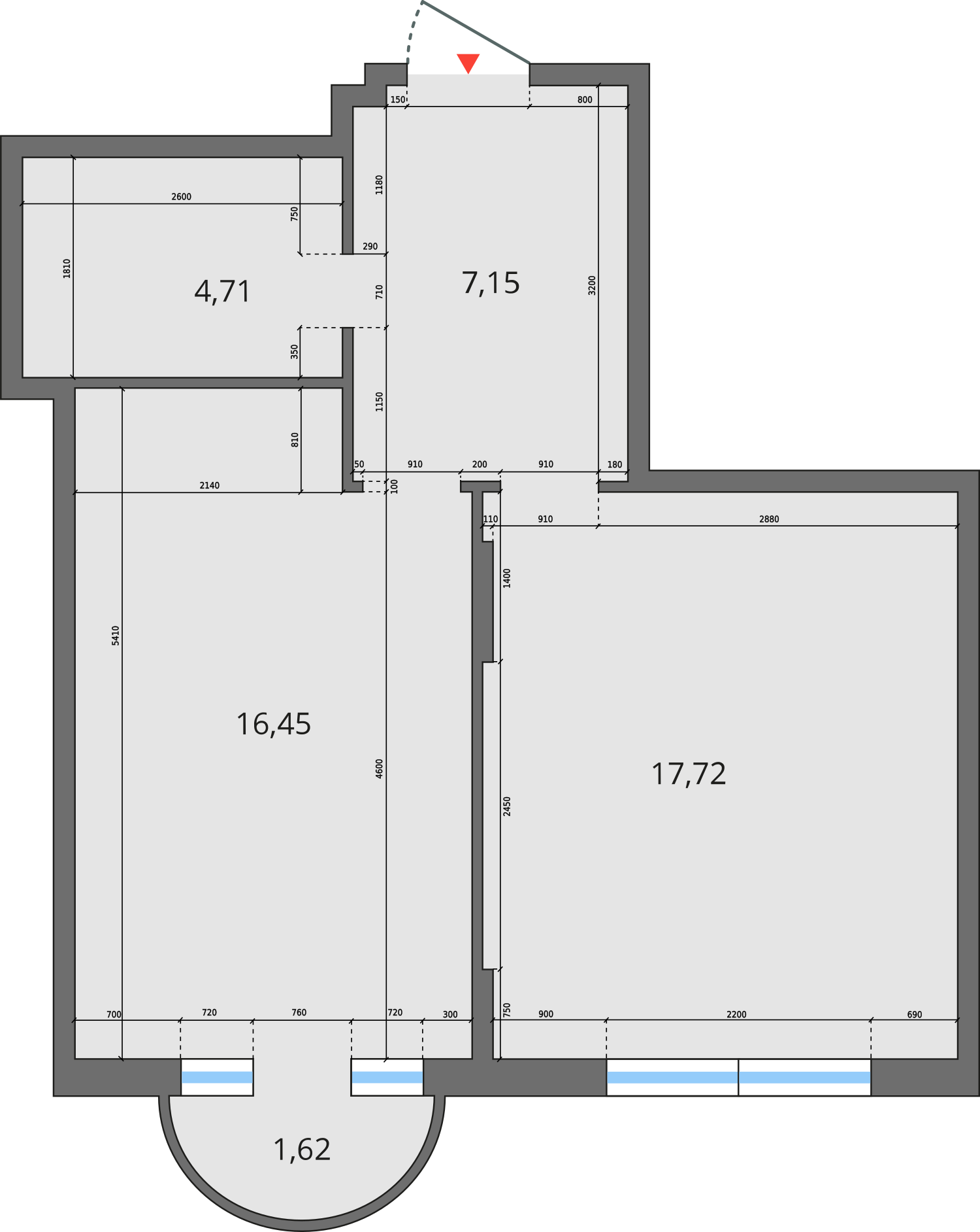 2-к 47,65 м² - ЖК Эльта - купить квартиру в Ельце от застройщика